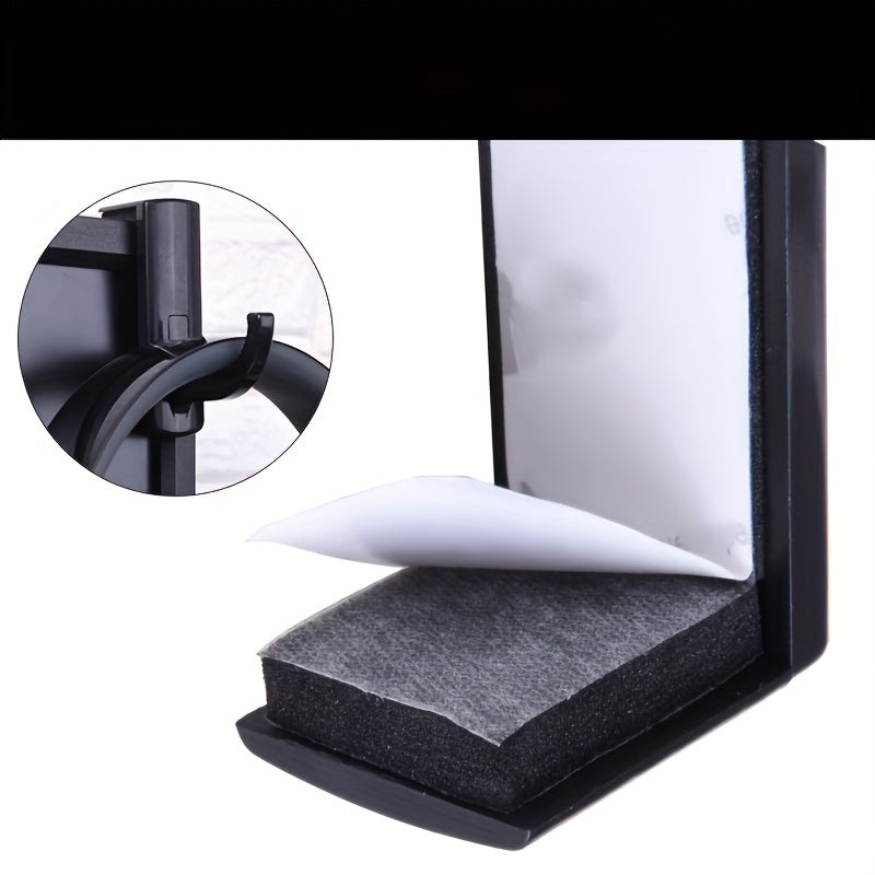 2pcs Adhesive Headphone Hook Stand Internet Cafe Wall Display Hook