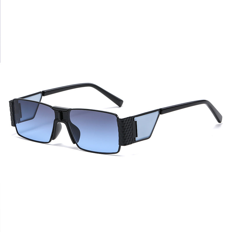 Small Frame Square Sunglasses Black