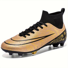 Professional Training Soccer Spikes Cleats Lightweight Non-slip Shoes
