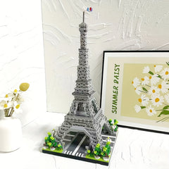 Paris Eiffel Tower Model Building Blocks Educational Toys Puzzle