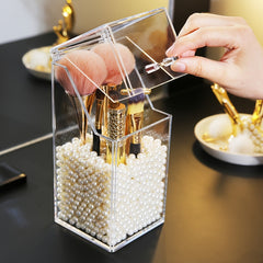 Makeup Brush Storage Bucket Beauty Brush Storage Box Brush Cylinder