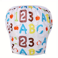 Adjustable Baby Swim Diaper for 0-3T Boys & Girls