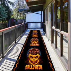 Halloween Skull Head Pattern Carpet - Creative Area Rug for Dining Living Bedroo