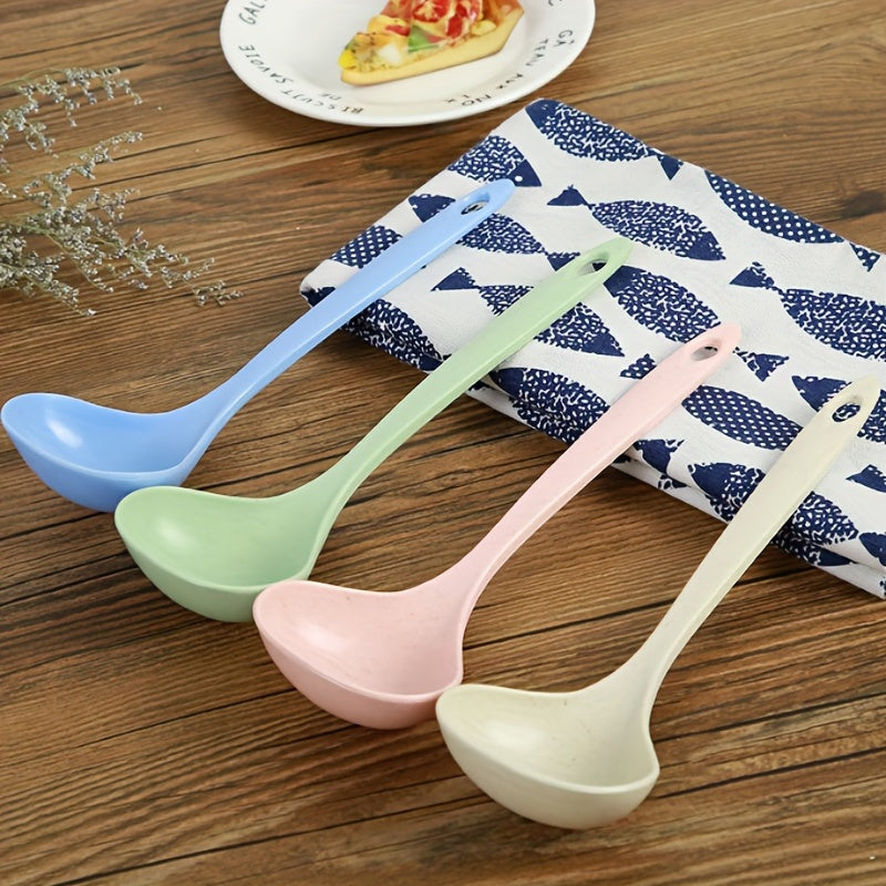 Comfortable Grip Soup Ladle Spoon - Cooking & Serving Spoon for Soup, Chi