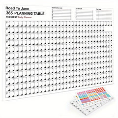 365 Days Calendar Year Planner Memo Morandi American Style
