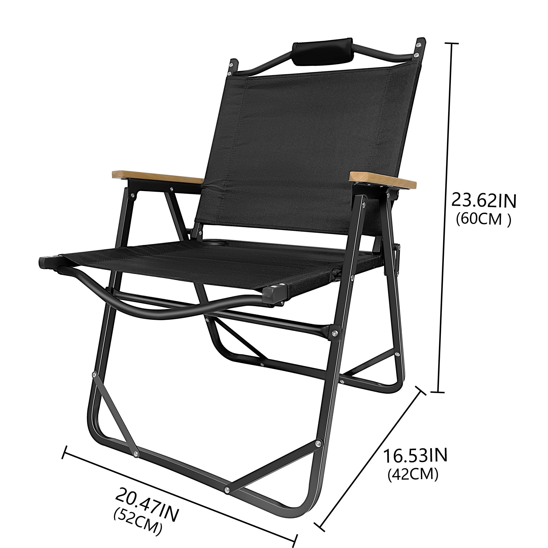 One-Second Foldable Aluminum Camping Chair