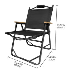 One-Second Foldable Aluminum Camping Chair