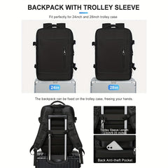 Large Capacity Business Travel Backpack for Men and Women