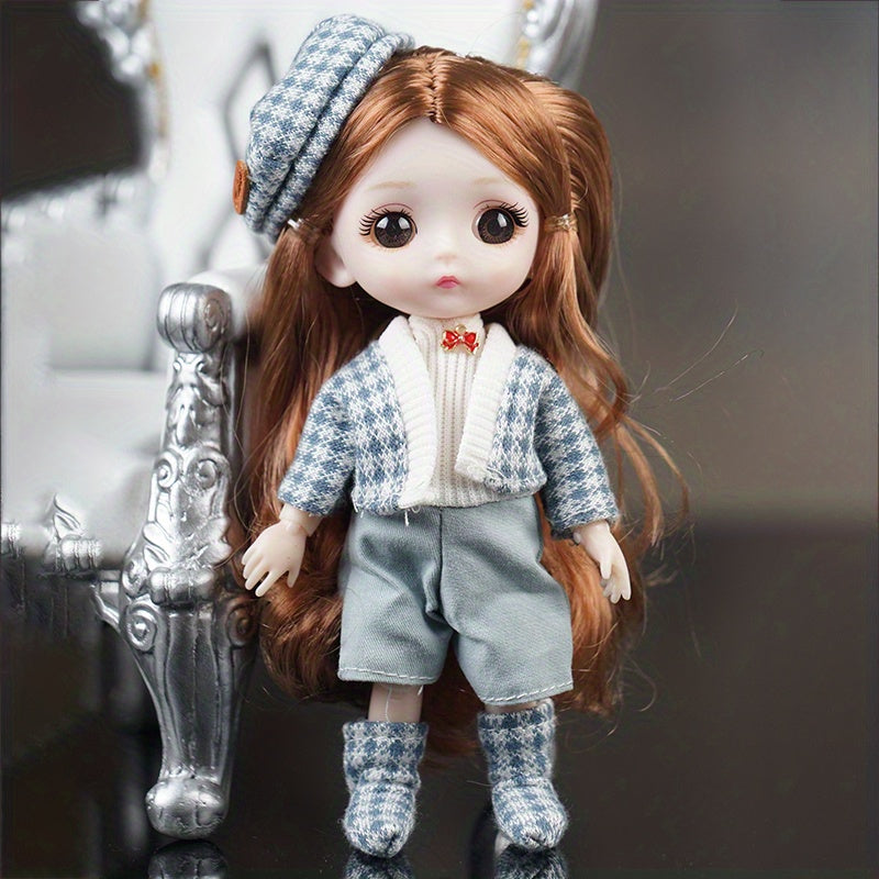 Girl Modern Figure Toy Dress Up Doll Little Princess Toy