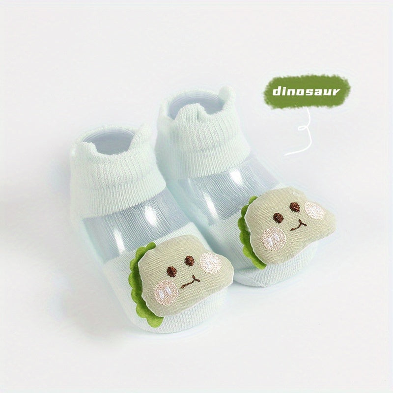 Baby Girls Cotton Cartoon Doll Decor Ankle Socks