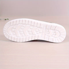 Women's Butterfly Print Casual Walking Shoes Low Flat Slip on Sneakers