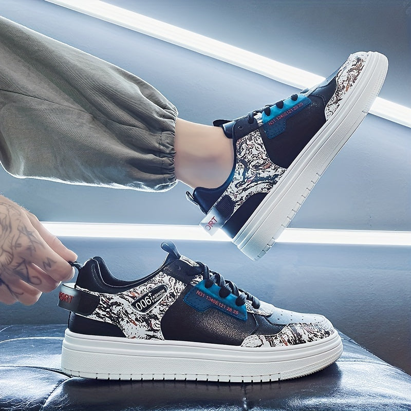 Anime Print Skate Shoes Non Slip Sneakers for Men