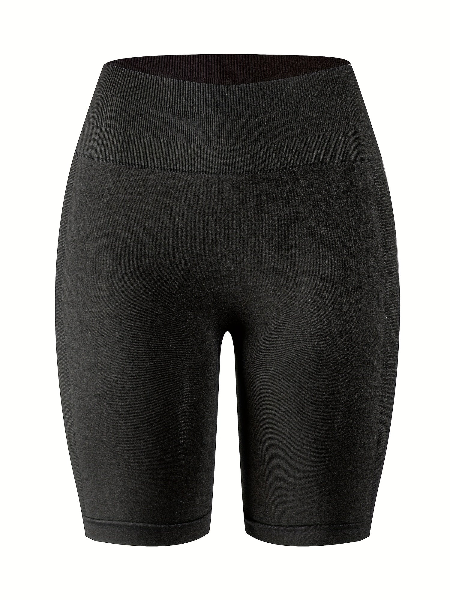 Women's Seamless Knit Yoga Shorts - Comfortable and Breathable Activewear