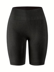Women's Seamless Knit Yoga Shorts - Comfortable and Breathable Activewear
