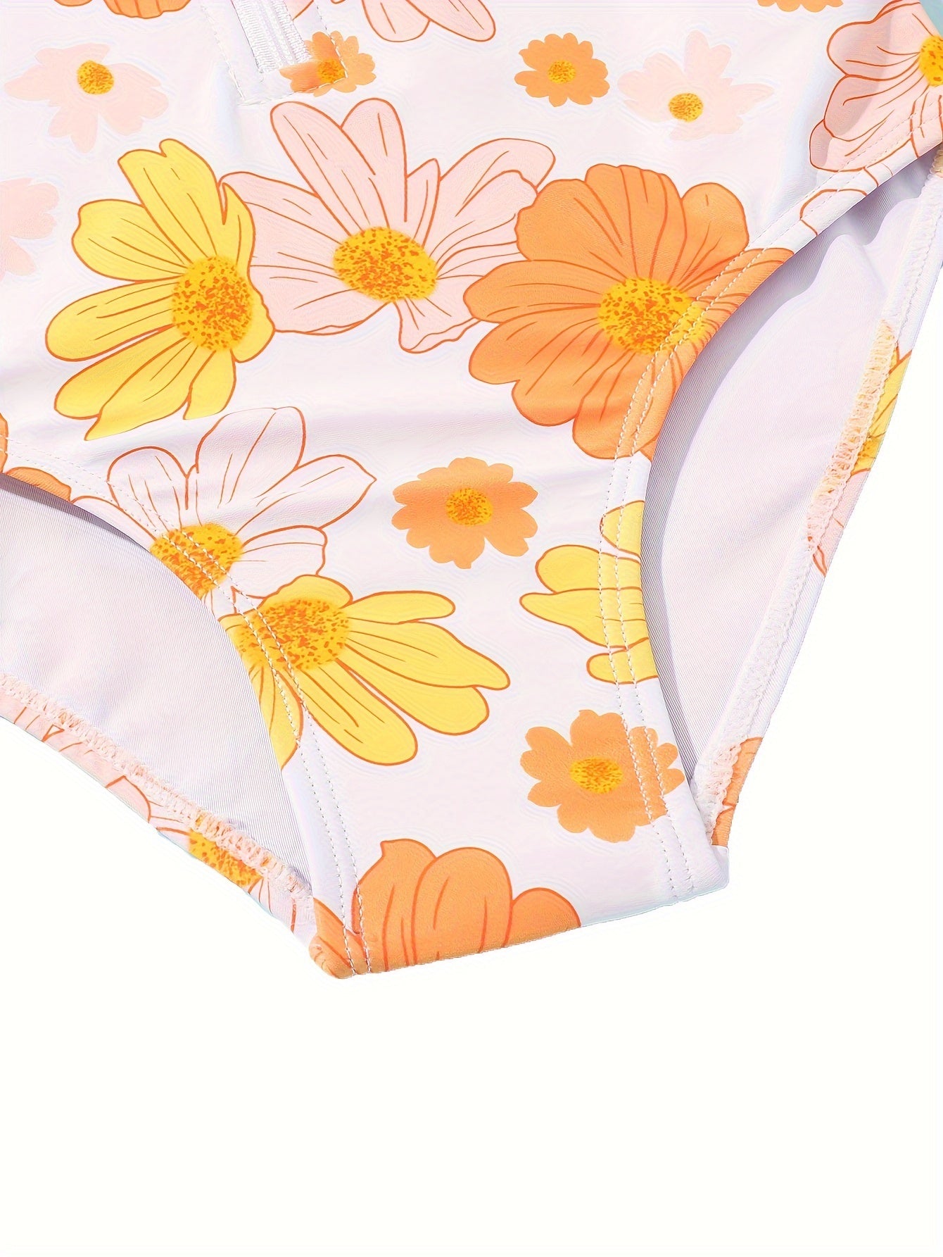 Girls Dreamy Flower 1pc Swimwear - Beach Vacation