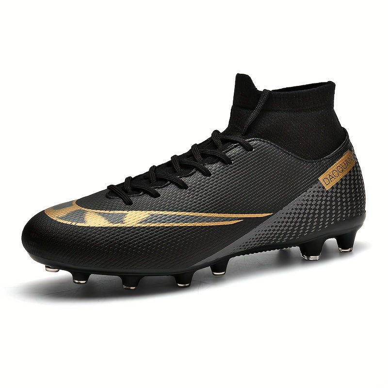 Men's High Top Non Slip AG Football Cleat Professional Outdoor Soccer Cleats
