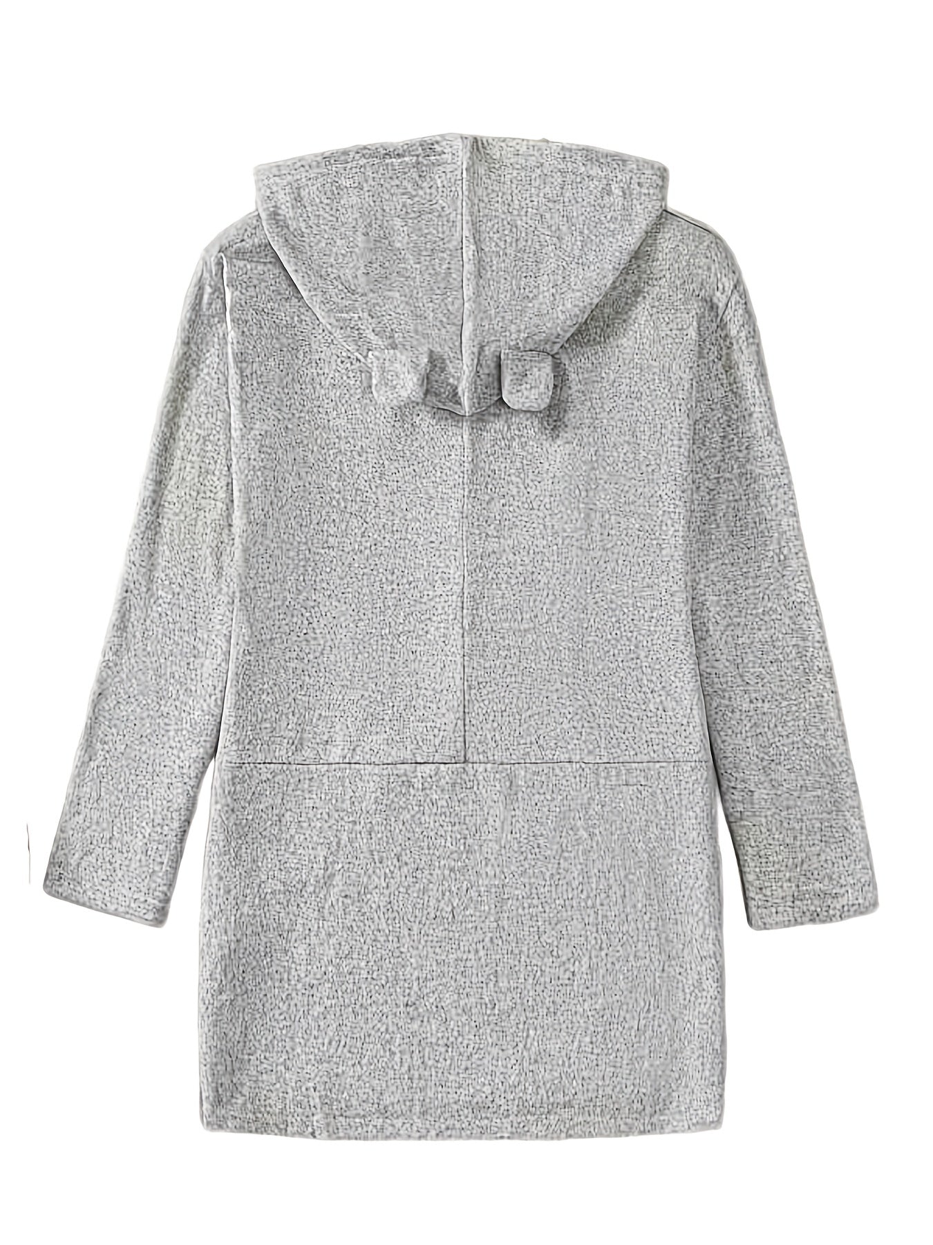 Graphic Print Drawstring Loose Hoodie Casual Hooded Pocket Sweatshirt