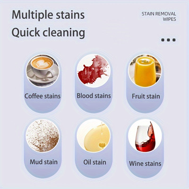 Emergency Wash Decontamination Wipes - Stain Removal for Clothes