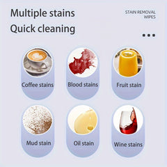 Emergency Wash Decontamination Wipes - Stain Removal for Clothes