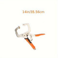 3pc Carbon Steel Mini Locking Pliers Set for Fastening & Repair