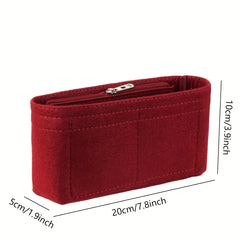 Minimalist Felt Organizer Insert Bag With Pockets