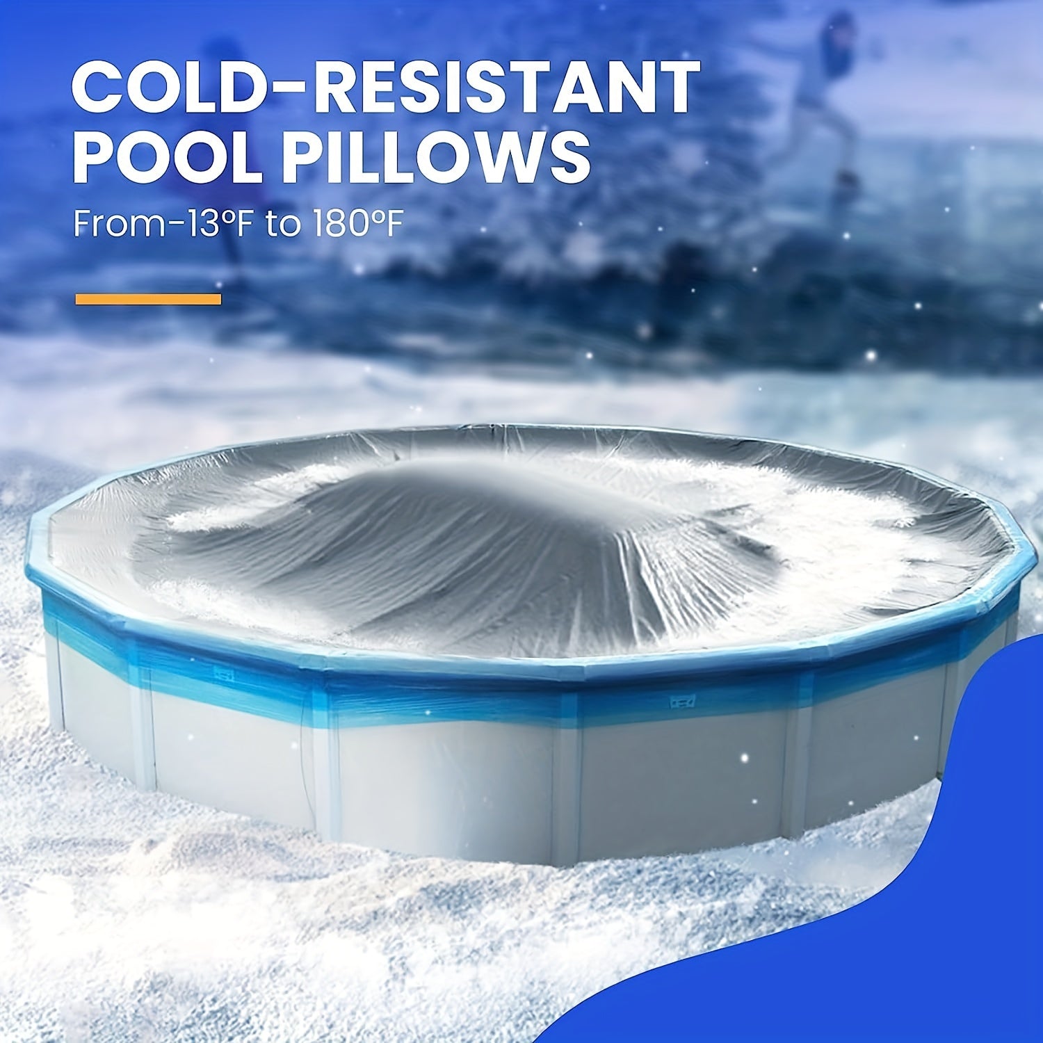 Winterize Pool Cover Pillow 92 X 243 Cm Above Ground Pool Ice Air Pillow