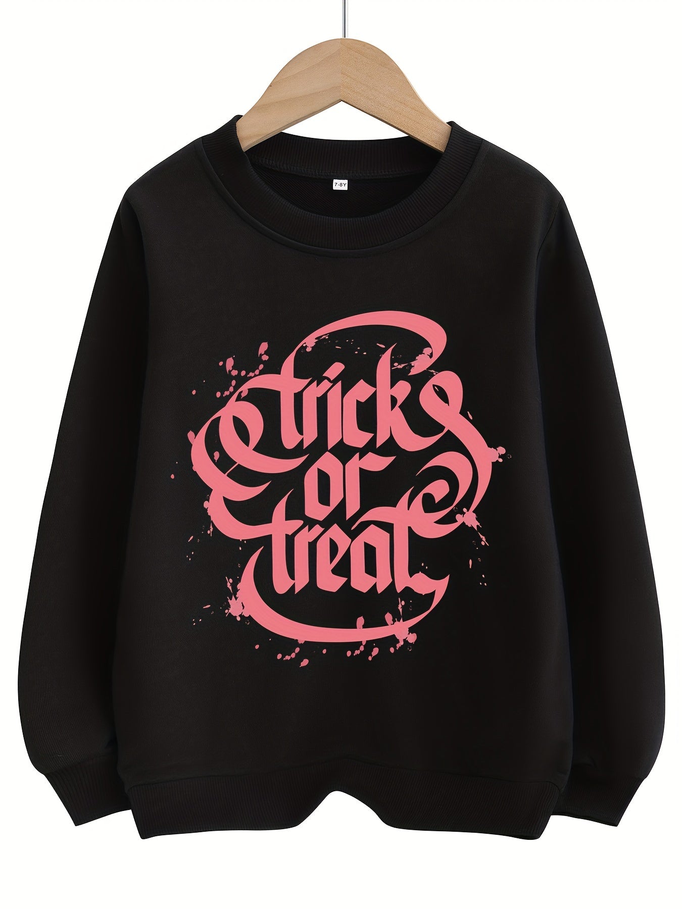 Girls Colorful Shoes Print Sweatshirt Pullover Top