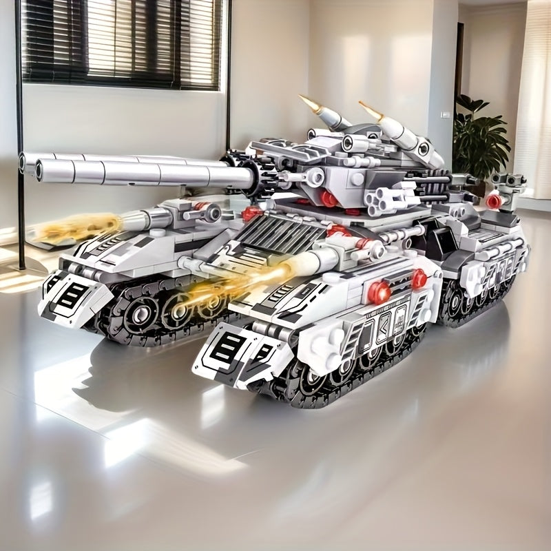 Creative Tank Building Block Set 8 in 1 Battle Model Military Collection