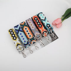 Vintage Geometric Pattern Bag Strap Lightweight All Match Strap