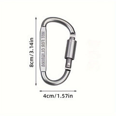 5pcs Aluminum Carabiner Buckles for Camping - Survival Gear for Mount
