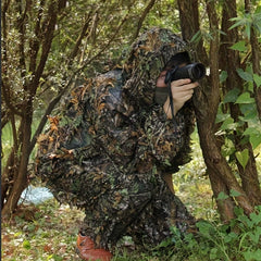 3D Leafy Camouflage Ghillie Suit for Turkey Hunting & Halloween