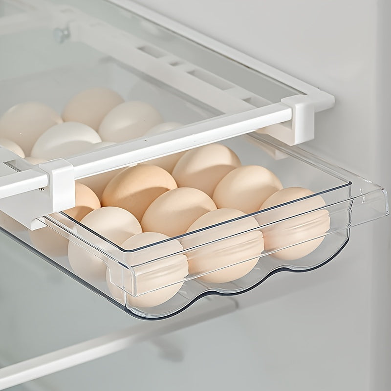 2pcs Egg Holder For Refrigerator Drawer Fridge Egg Drawer Organizer