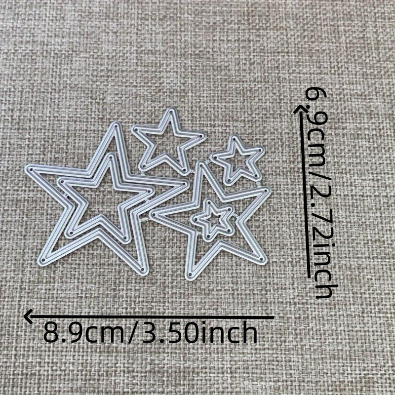 Lots Of Stars Metal Cutting Dies Stencils DIY Scrapbooking Handcraft Die Mold
