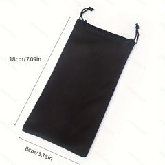 10pcs Drawstring Pouches for Sunglasses and Jewelry Displays