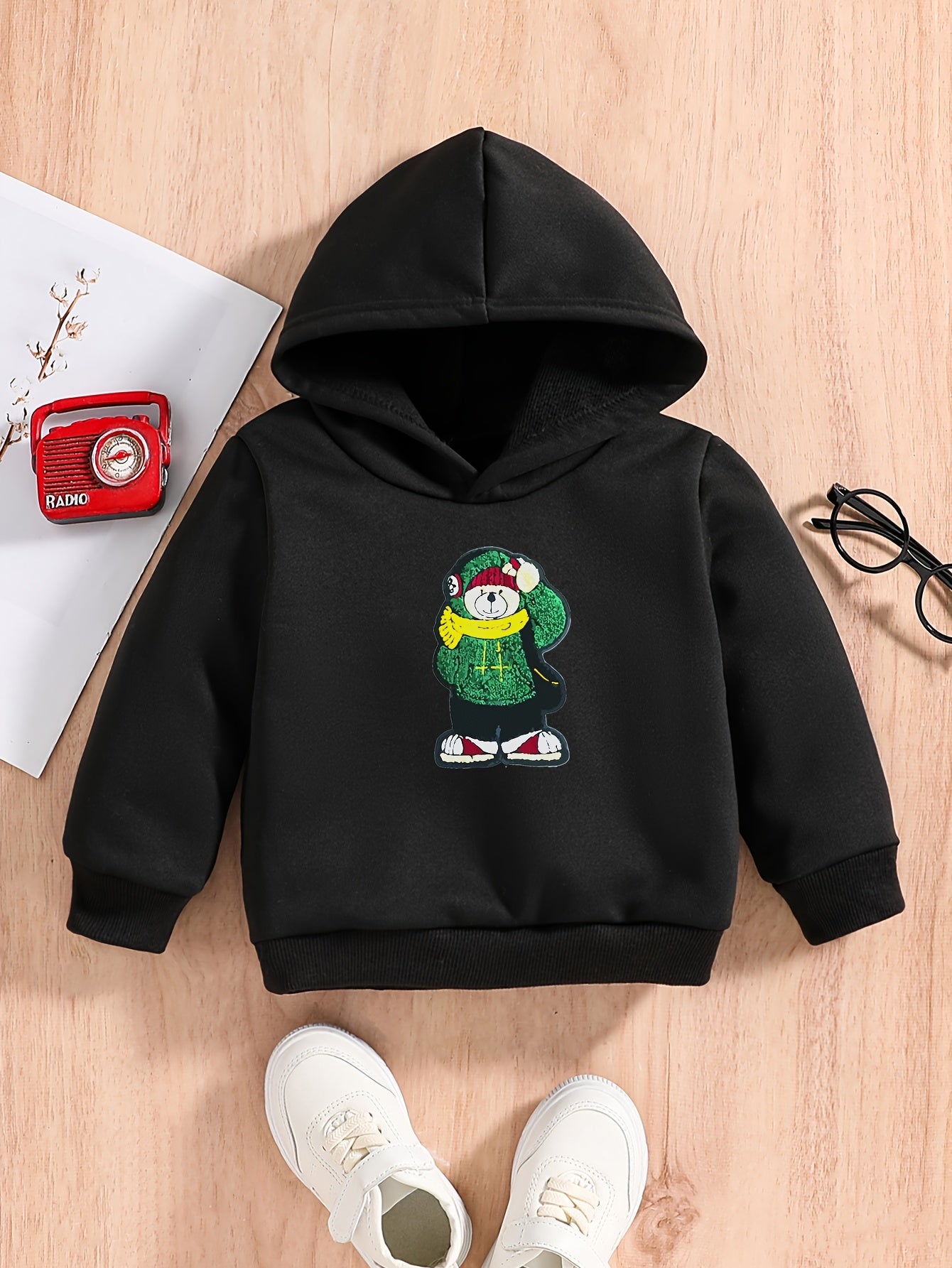 Baby Boys Hoodie Cartoon Graphic Pullover