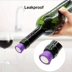 Leak Proof Silicone Wine Bottle Stopper for Whisky Champagne Beer