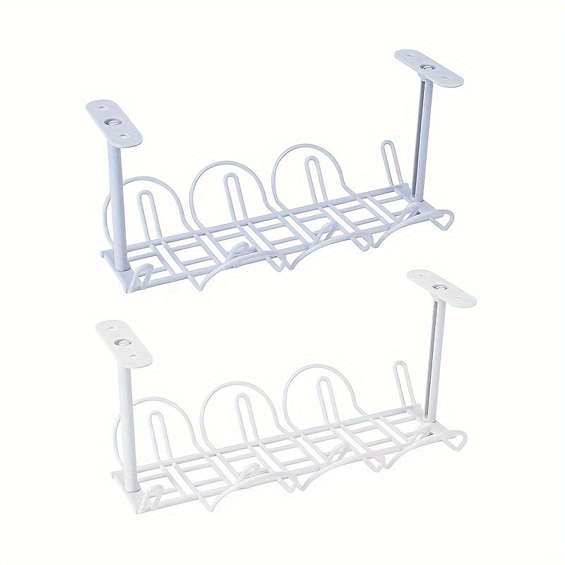 Desktop Power Cable Plug Shelf Organizer