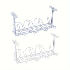 Desktop Power Cable Plug Shelf Organizer