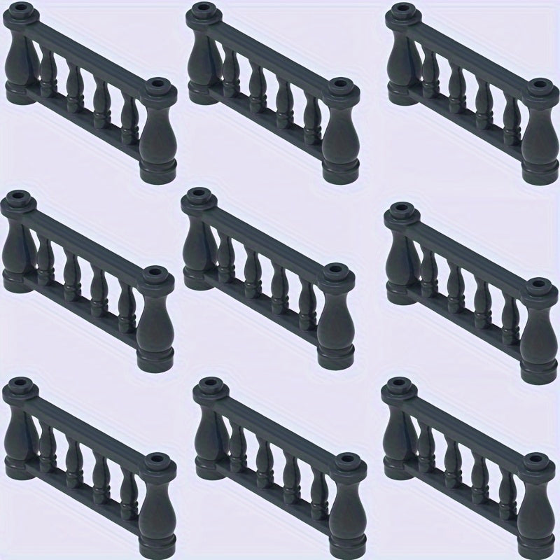 DIY Farm Garden 9pcs Set Build Railing Fence for Animal Scene Play