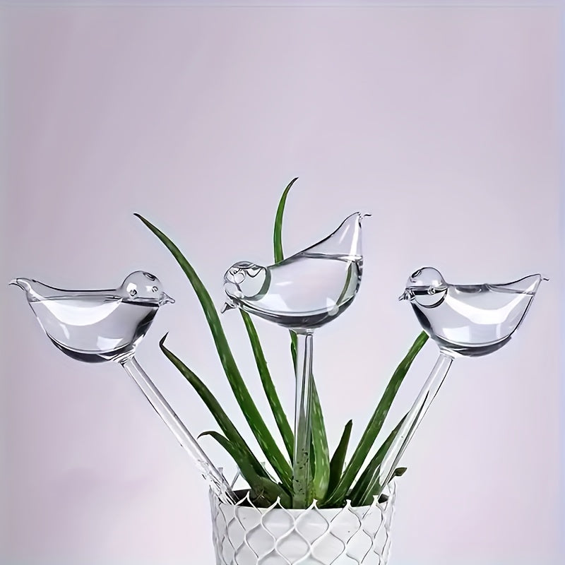 2pcs Bird Plant Waterer Self Watering Stakes Automatic Irrigation Device