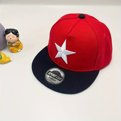 Kids Baseball Cap Star Embroidery Sun Protection Cap