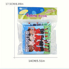 Baby Cloth Books Set of 6 Shape Sports Dinosaur Traffic Music Insect