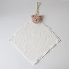 Absorbent Hanging Hand Towel - Soft Polyester - Neutral Colors
