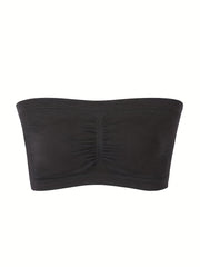 Seamless Bandeau Tube Bra Anti slip High Stretch 1XL-6XL