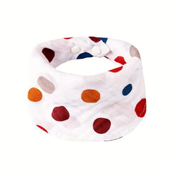 Cotton Gauze Bibs for Babies, Small Square Towel Triangle Bib
