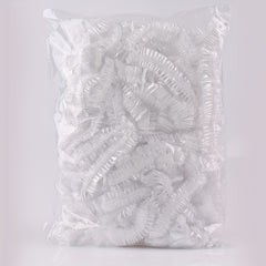 50pcs Disposable Shower Cap Waterproof Elastic Shower Cap