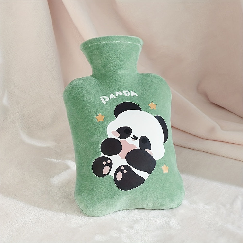 500ml 1000ml Panda Hot Water Bag Plush Safety Hand Warmer