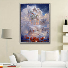 Fairy Tale Castle Canvas Painting for Home Wall Decoration