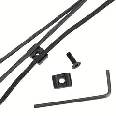 2pcs Arrow Rest Cable Clamp Compound Bow Fastener Aluminum Alloy for Archery