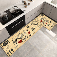 Anti Fatigue Kitchen Mat Anti Slip Hallway Polyester Carpet